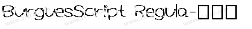 BurguesScript Regula字体转换